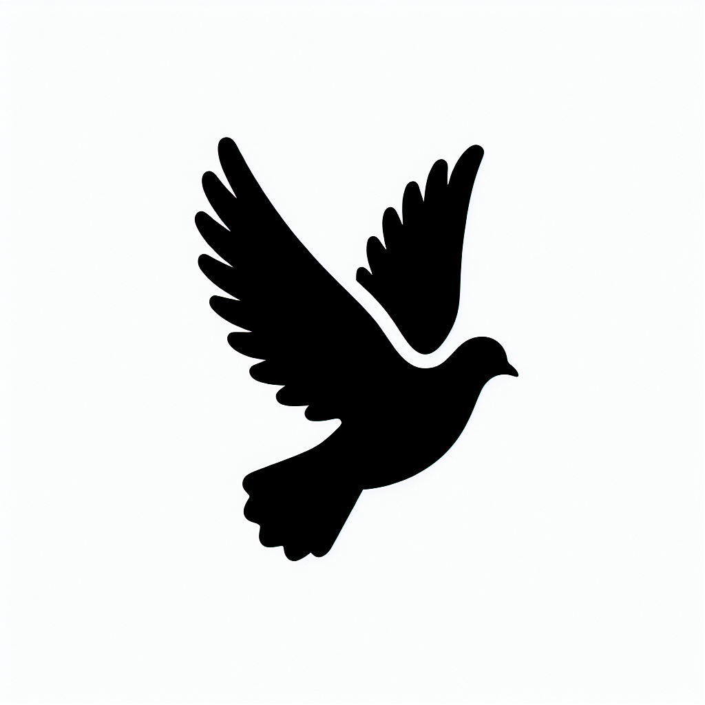 Dove Vector Silhouette | Digital Download SVG