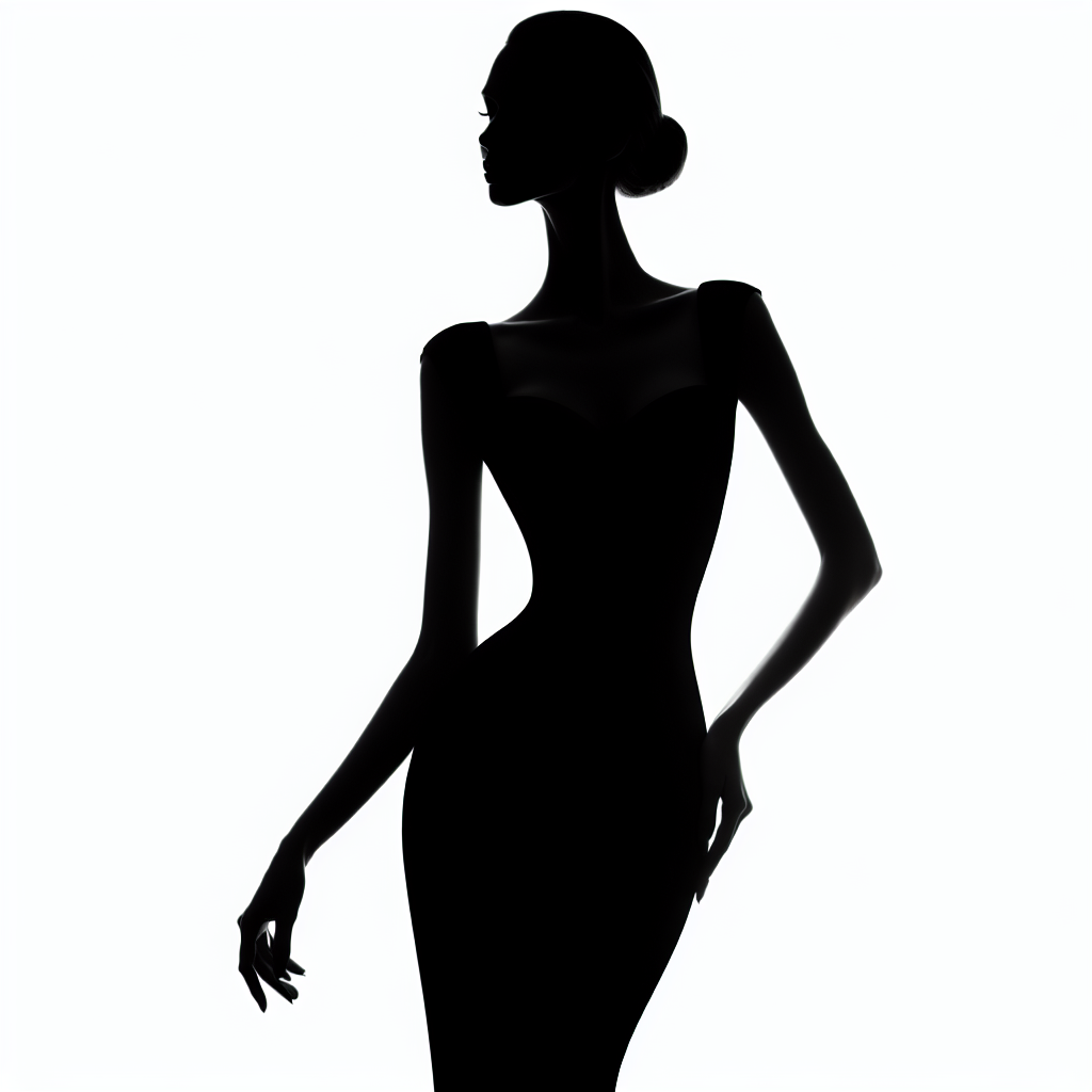 Supermodel Amazing Vector Silhouette | High-quality Digital SVG
