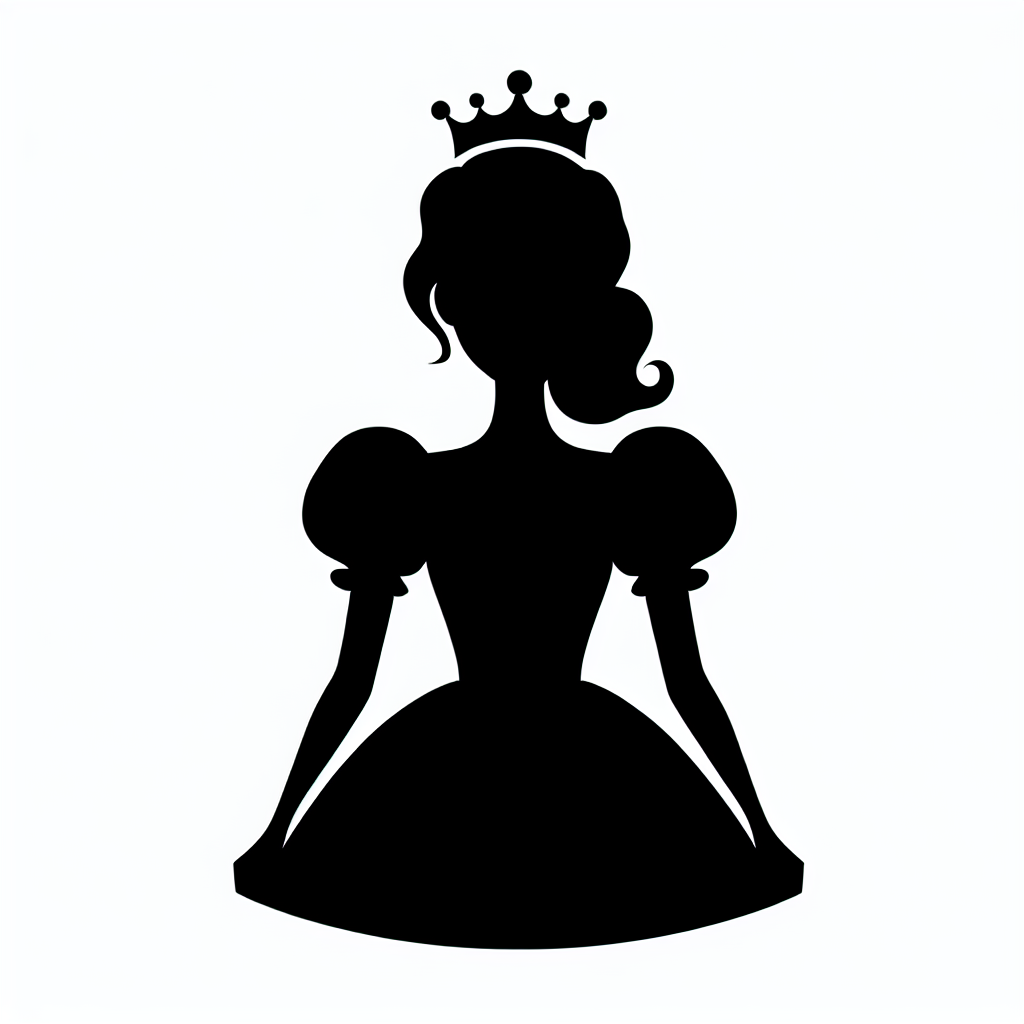 10 Stories Icons For Princess Bundle Vector Silhouette Digital