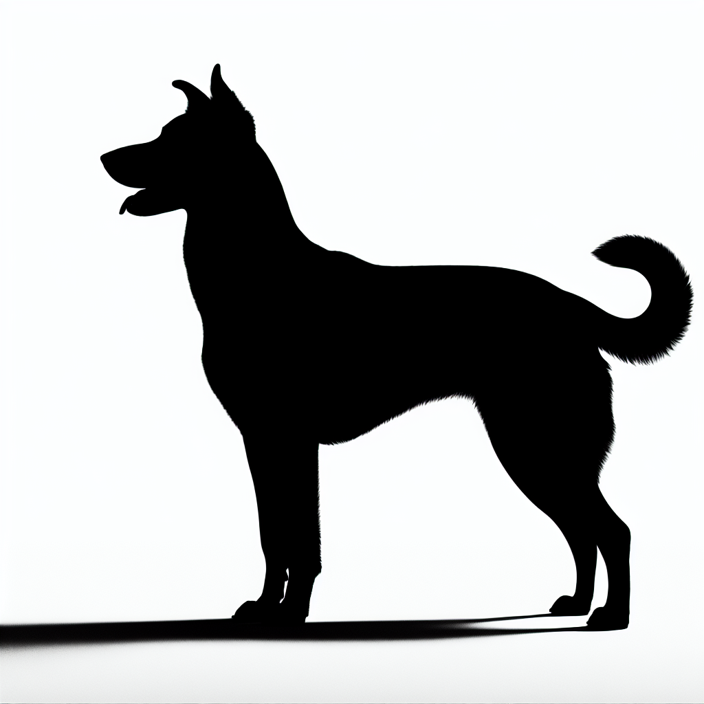 Dog Vector Silhouette | Digital Download SVG