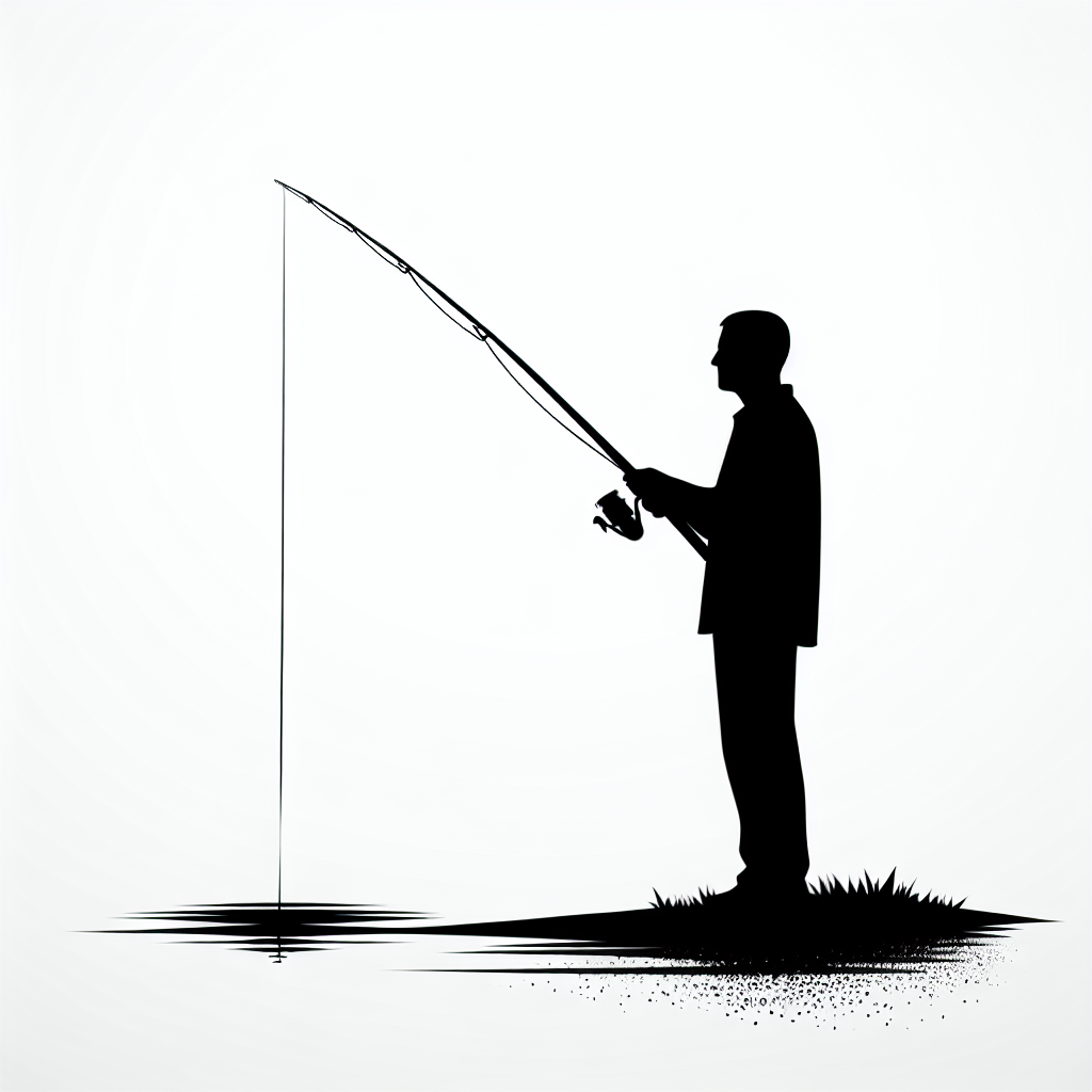 Fishing / Fisherman Silhouette Scenes 2025 Rewarded Vector Silhouette