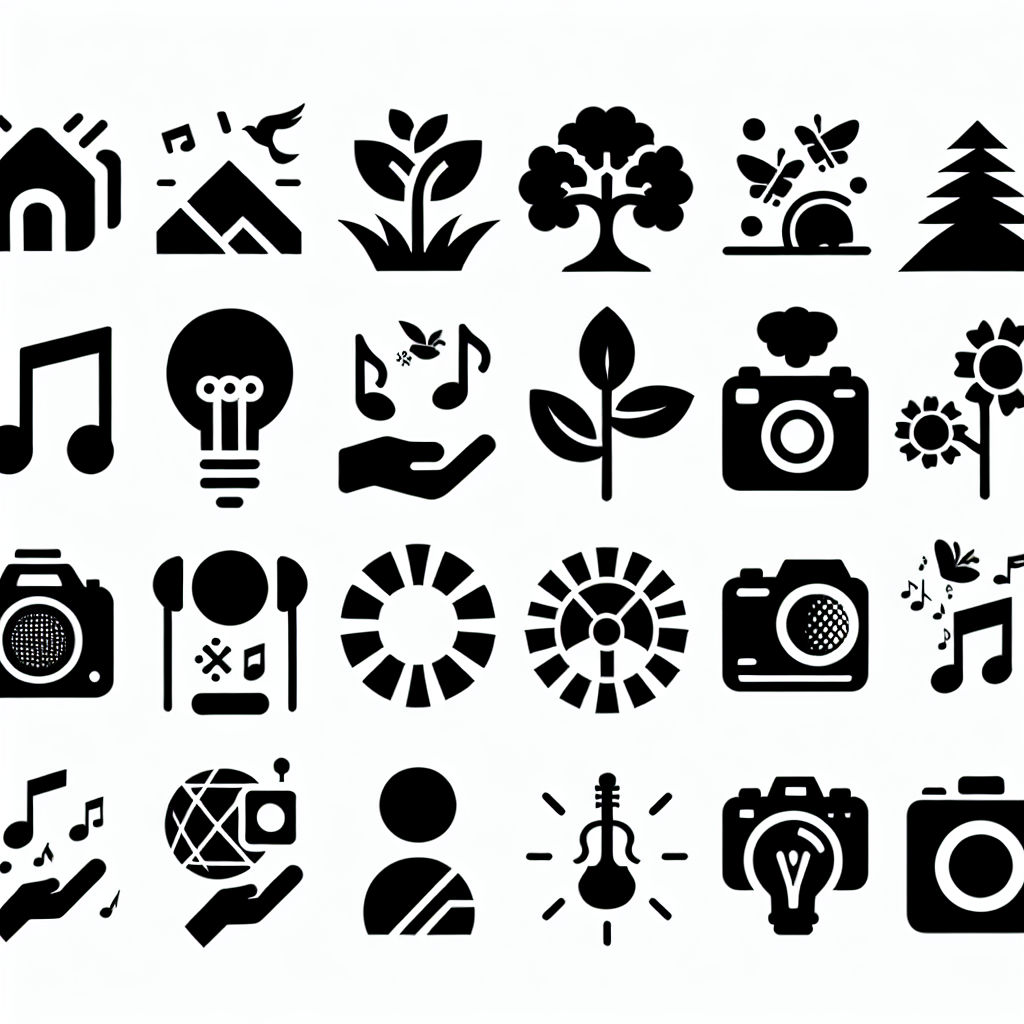10 Stories Icons Bundle Vector Silhouette | Digital Download SVG