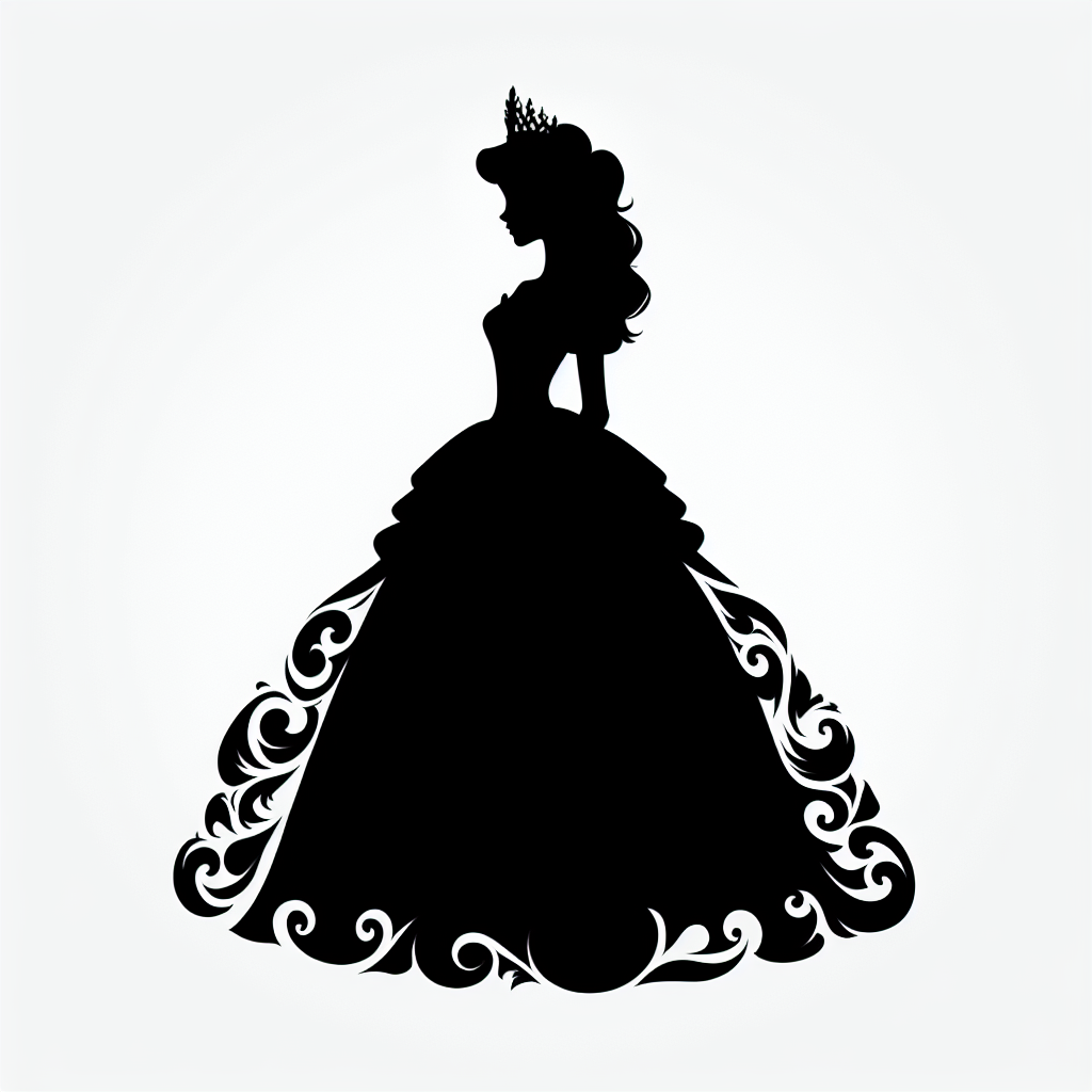 10 Stories Icons Bundle Princess Style Vector Silhouette Digital