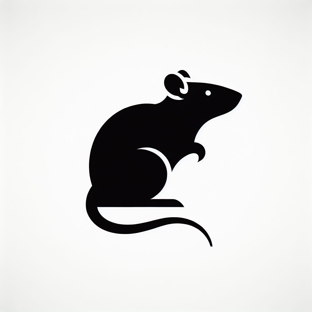 Rat Vector Silhouette | Digital Download SVG