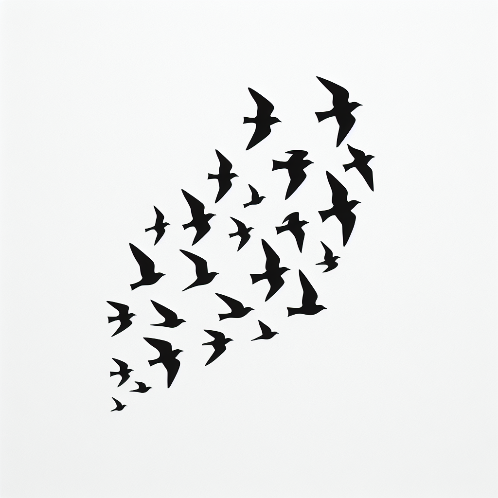 Birds Vector Silhouette | Digital Download SVG