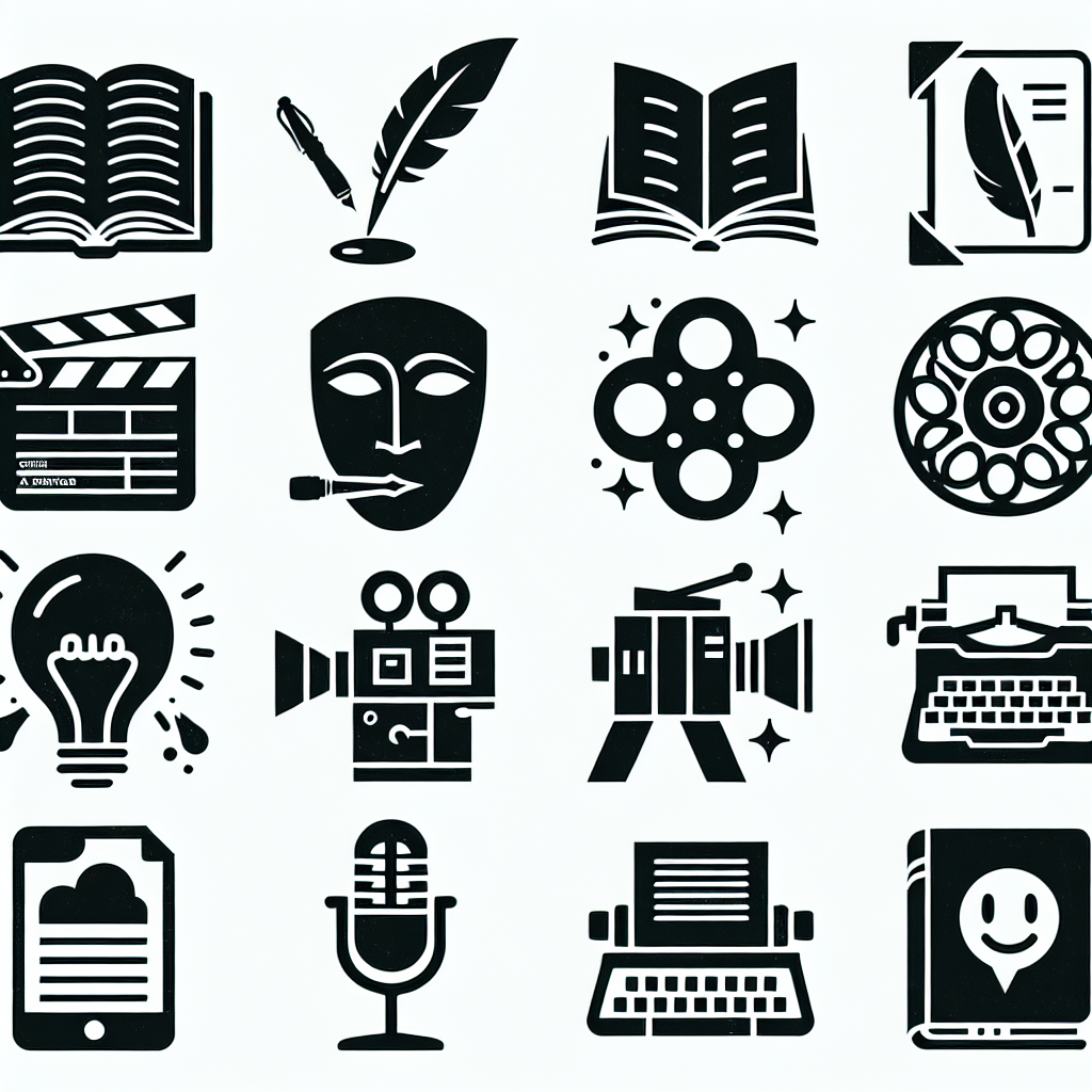 10 Stories Icons Bundle Vector Silhouette | Digital Download SVG