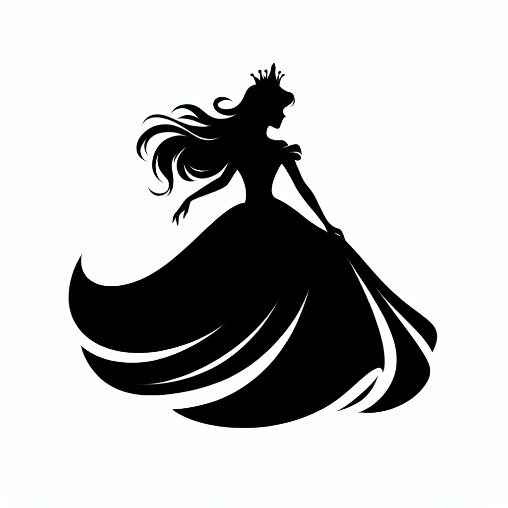 10 Stories Icons For Princess Bundle Vector Silhouette Digital