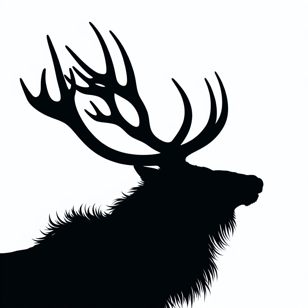 Wildlife Animals Made From Flowers Vector Silhouette Digital Download