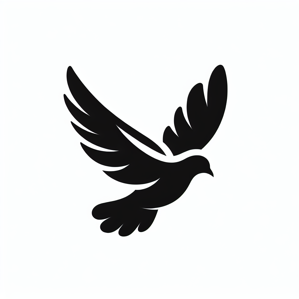 Dove Vector Silhouette | Digital Download SVG