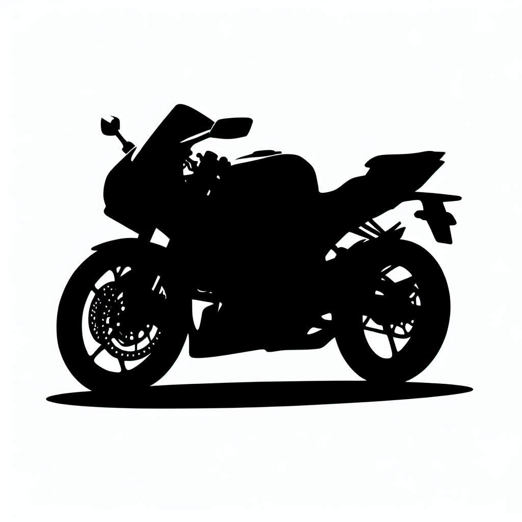 Moto Bike Silhouette Awarded 2025 Vector Silhouette Digital Download
