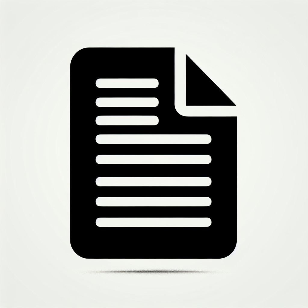 10 Document Icons Bundle Vector Silhouette | Digital Download SVG