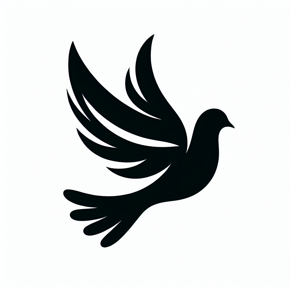 Dove Vector Silhouette | Digital Download SVG