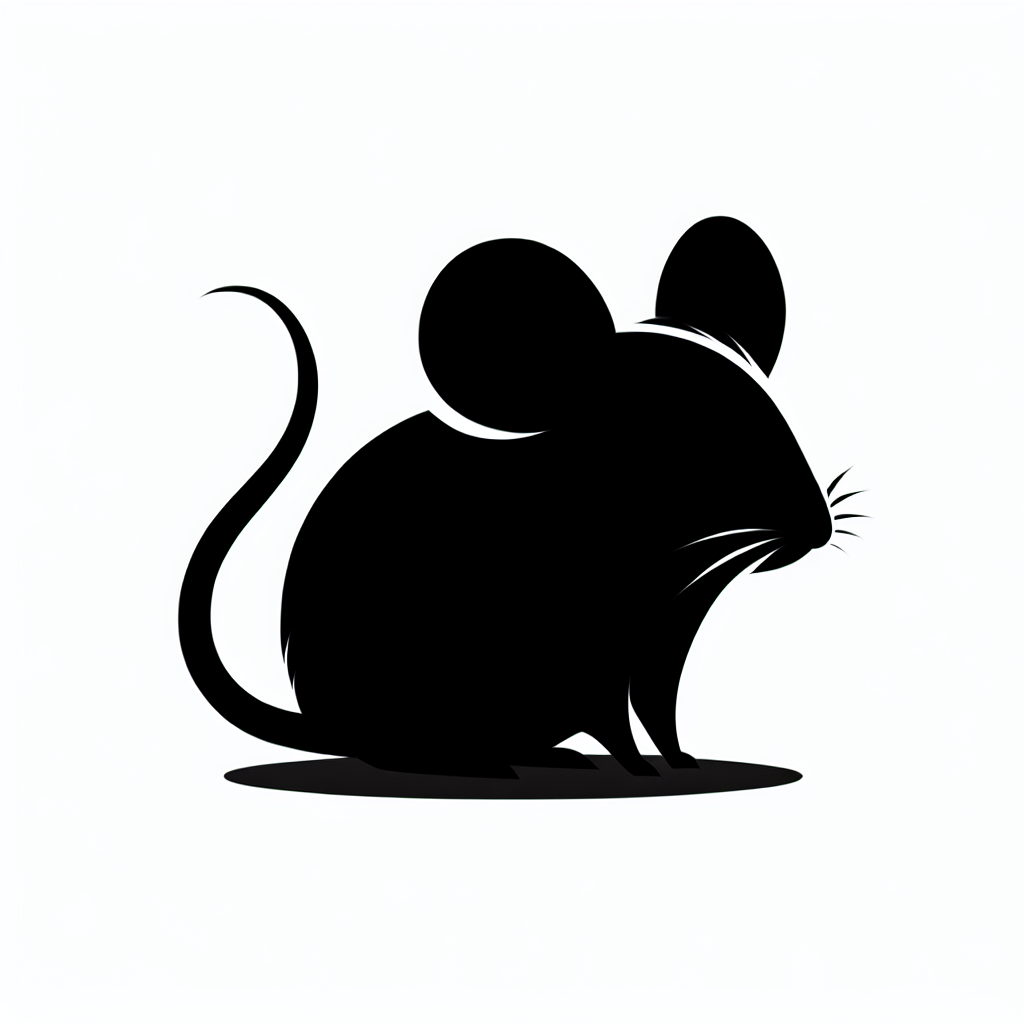 Mouse (cute Bundle) Vector Silhouette | Digital Download SVG