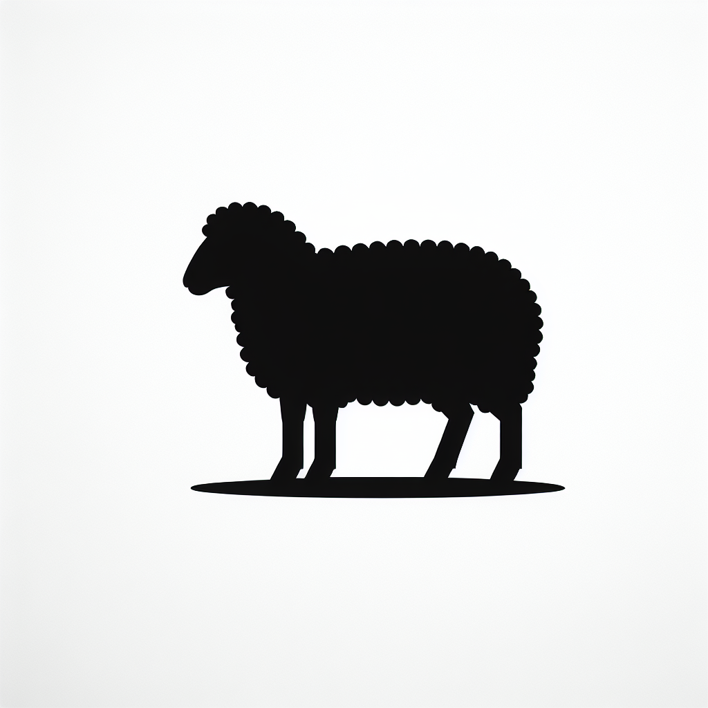 Sheep / Farm Silhouettes Vector Silhouette | Digital Download SVG