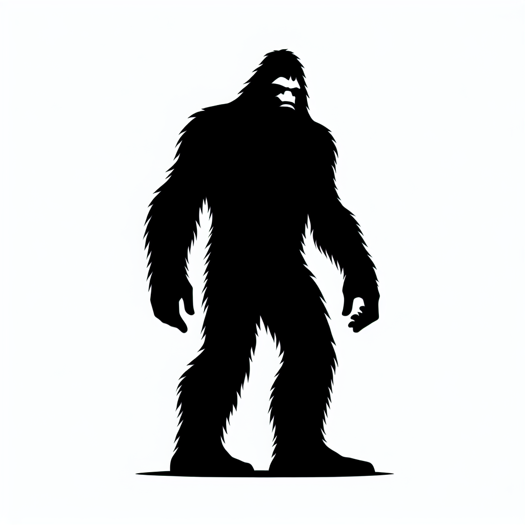 Bigfoot / Sasquatch Silhouette Bundles Vector Silhouette Digital