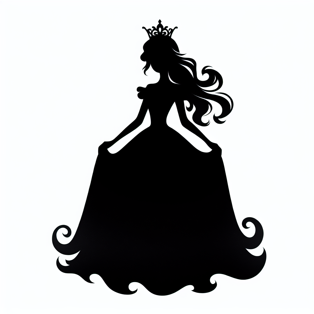 10 Stories Icons For Princess Bundle Vector Silhouette Digital