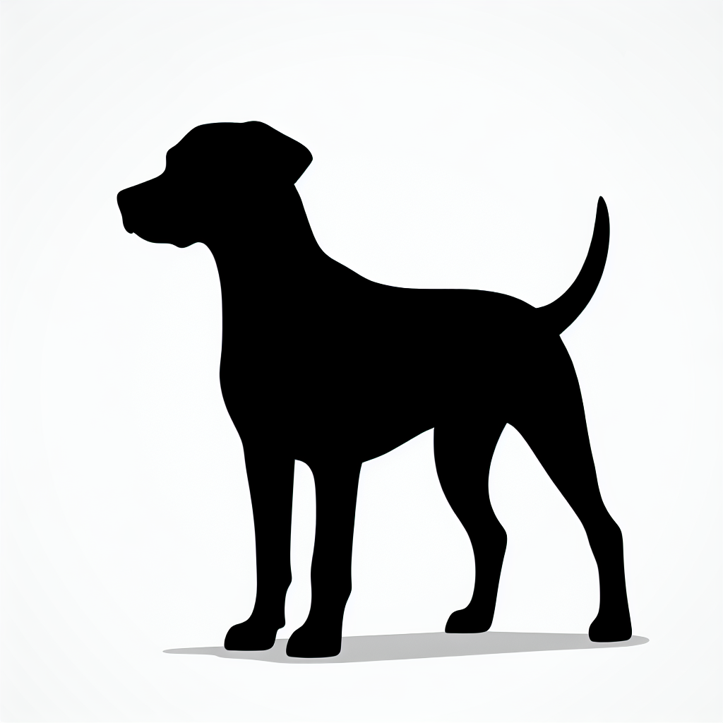 Dog Vector Silhouette | Digital Download SVG
