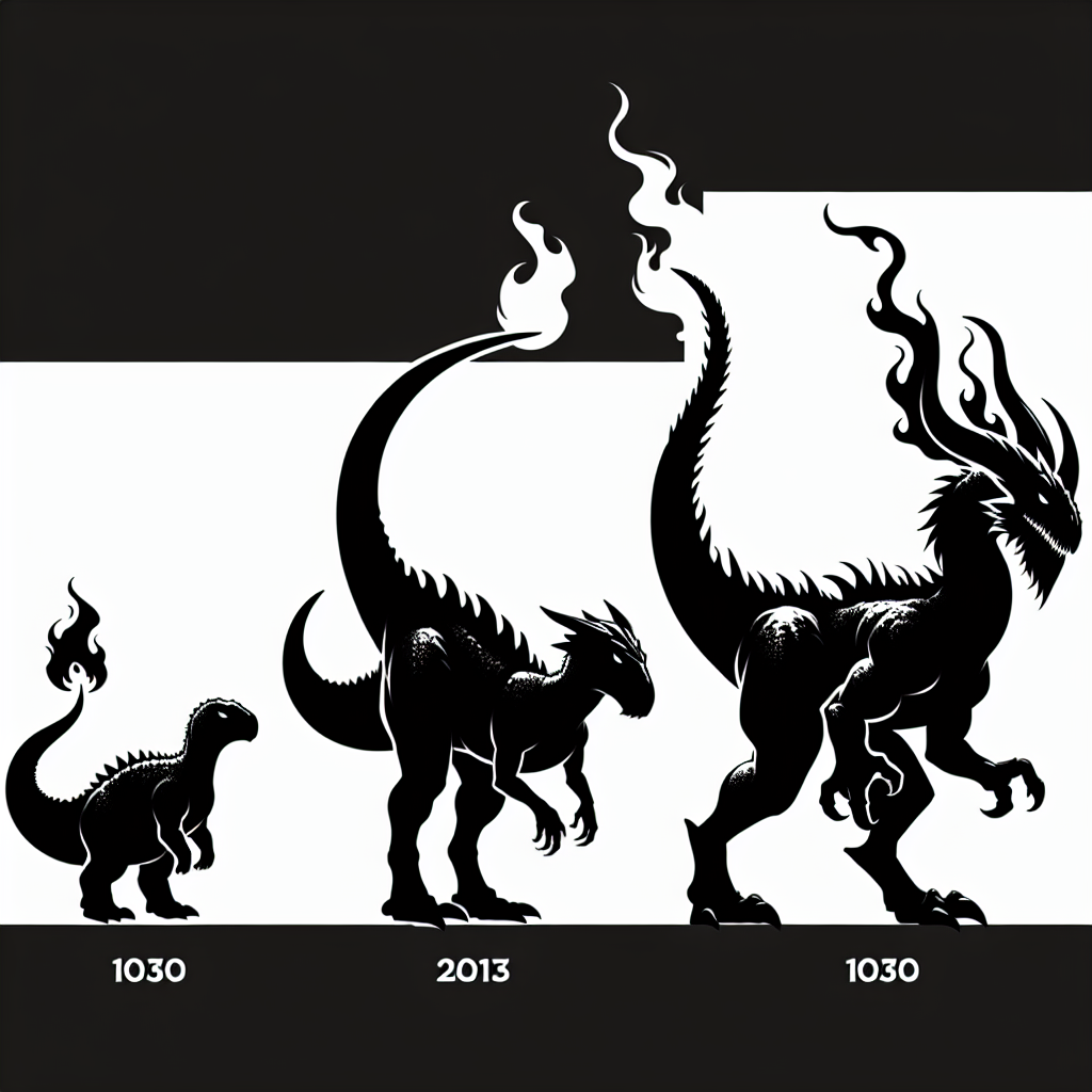 Charmander (pokémon) Evolution Silhouette Vector Silhouette Digital
