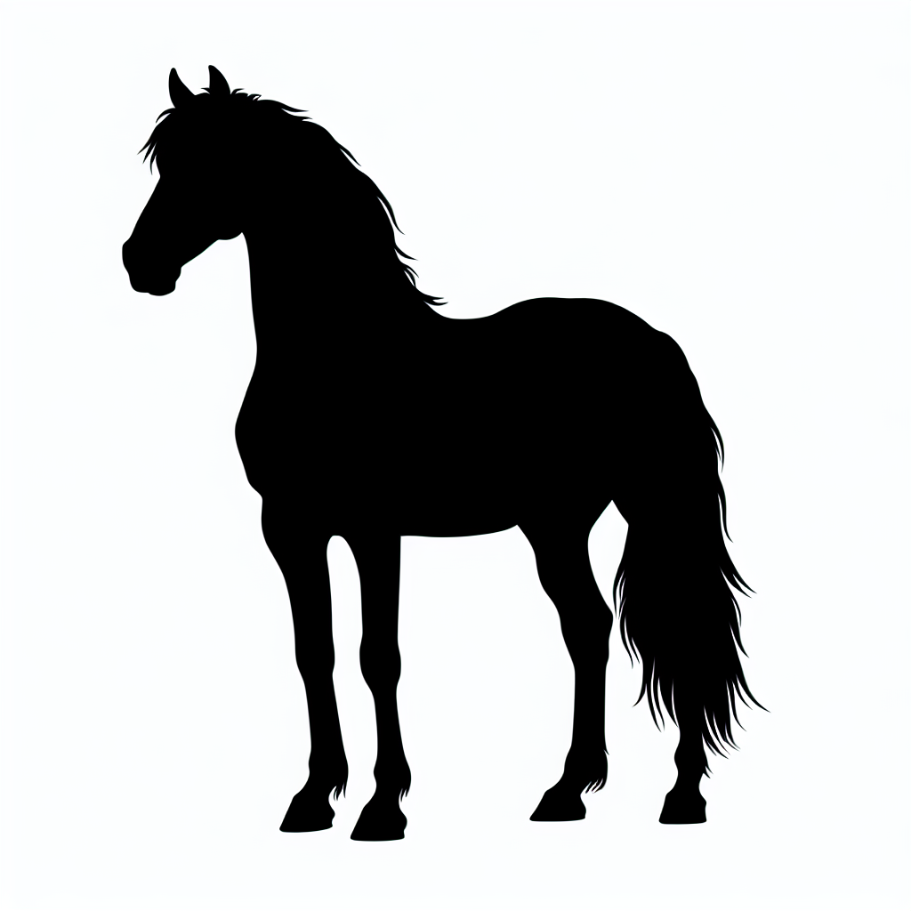 Horses Vector Silhouette | Digital Download SVG