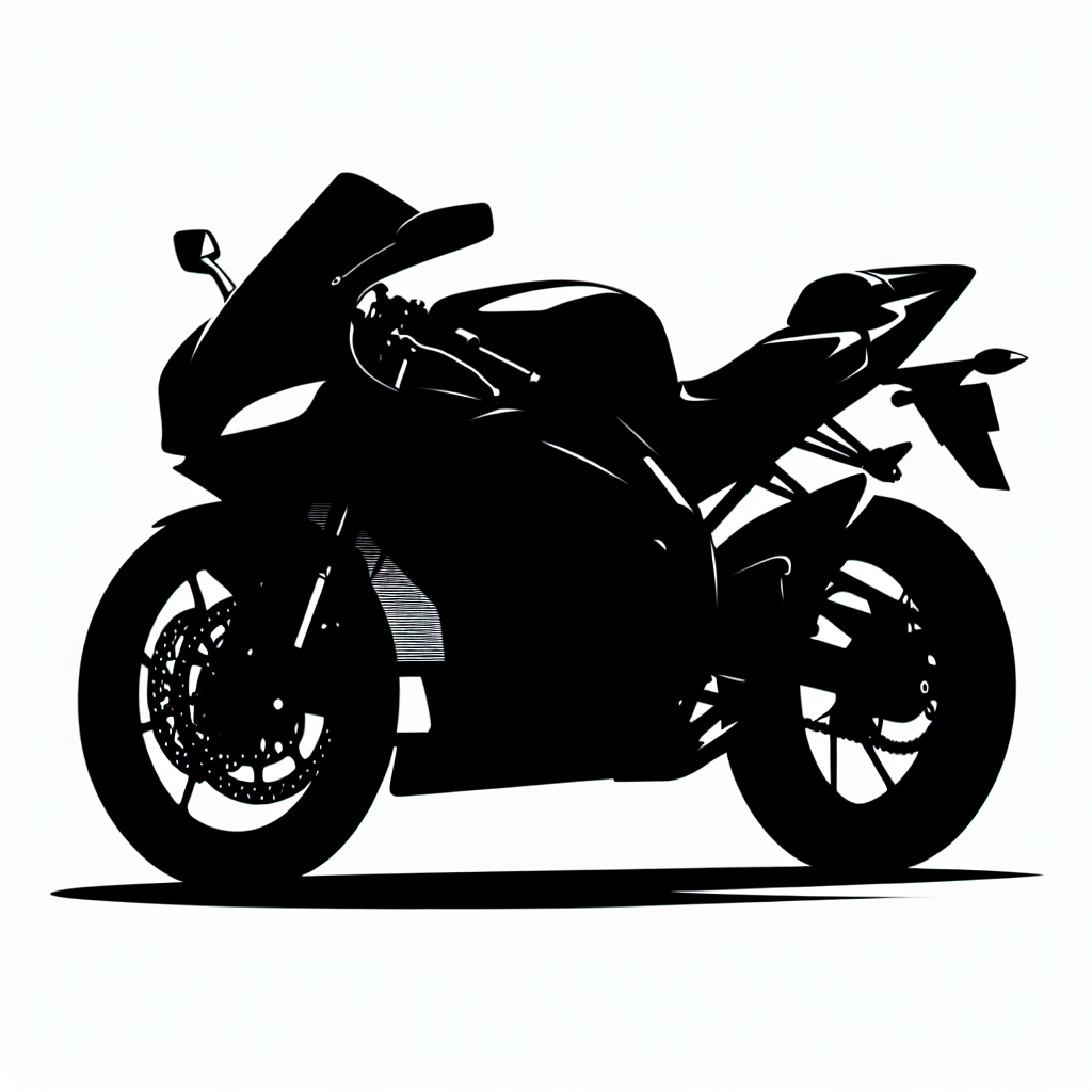 Moto Bike Silhouette Awarded 2025 Vector Silhouette Digital Download
