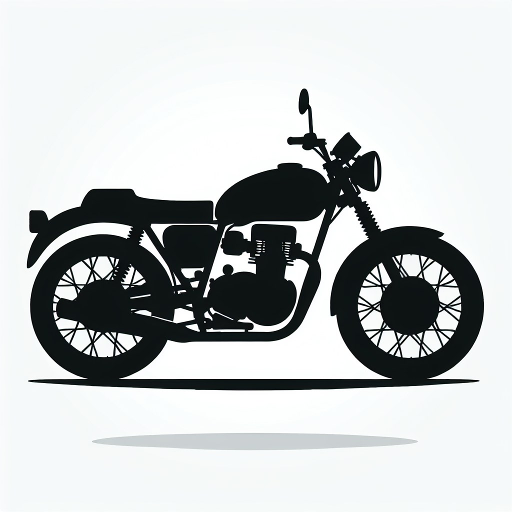 Moto Bike Silhouette Awarded 2025 Vector Silhouette Digital Download