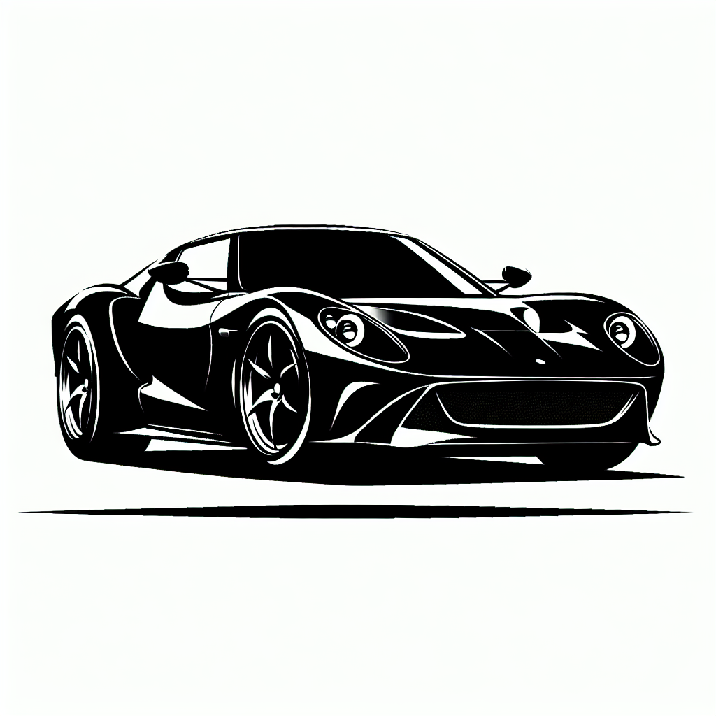 Bmw M8 Vector Silhouette | Digital Download SVG