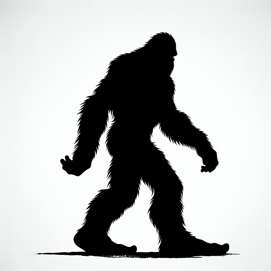 Bigfoot / Sasquatch Silhouette Bundles Vector Silhouette Digital