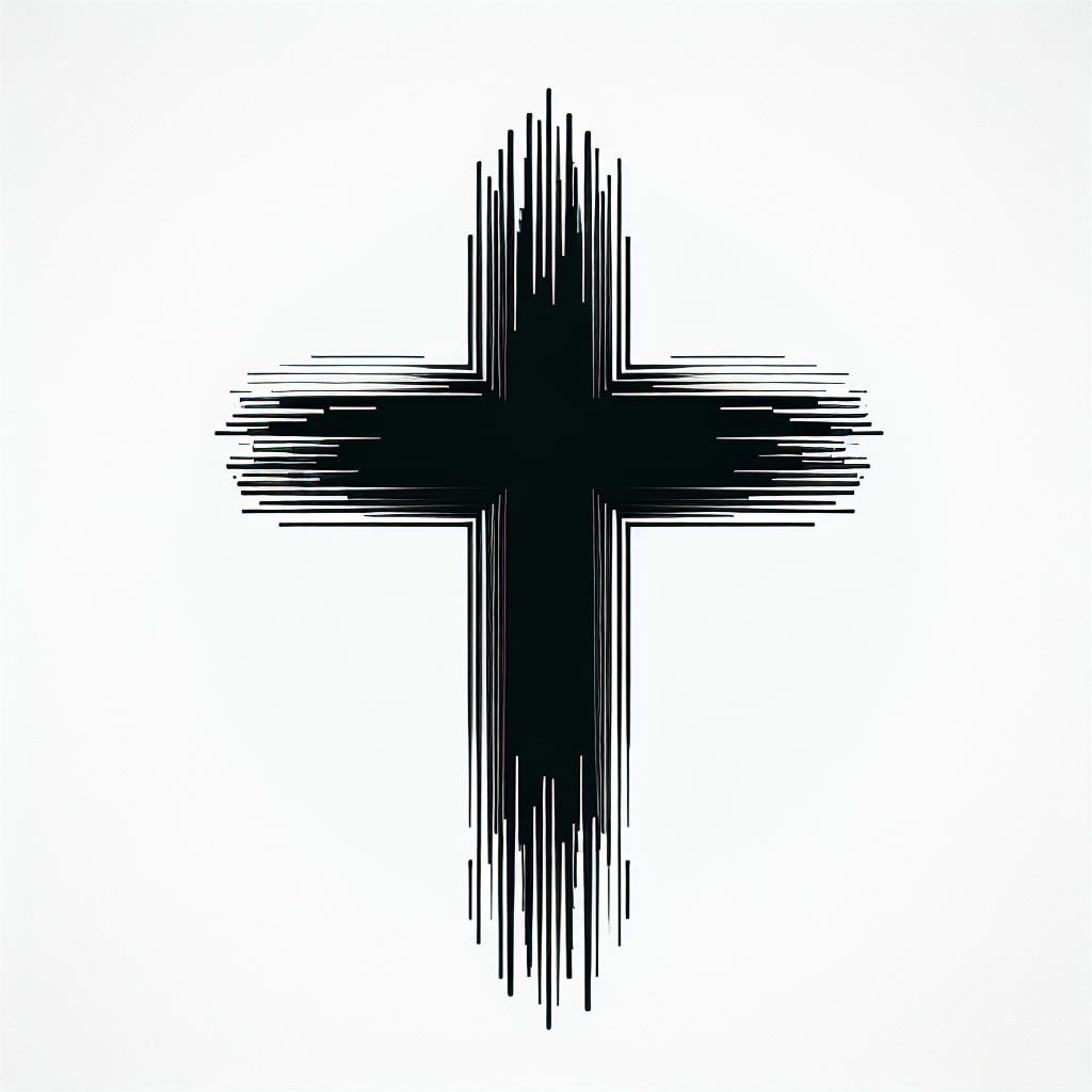 Church (christian) Cross Vector Silhouette | Digital Download SVG