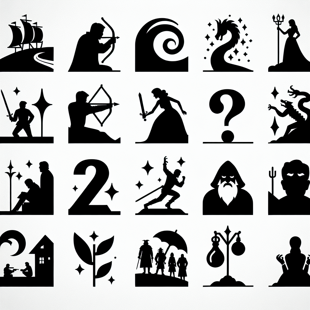 10 Stories Icons Bundle Vector Silhouette | Digital Download SVG