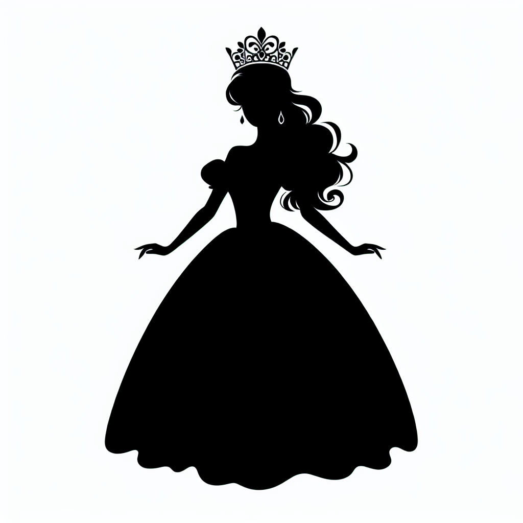 10 Stories Icons Bundle Princess Style Vector Silhouette Digital