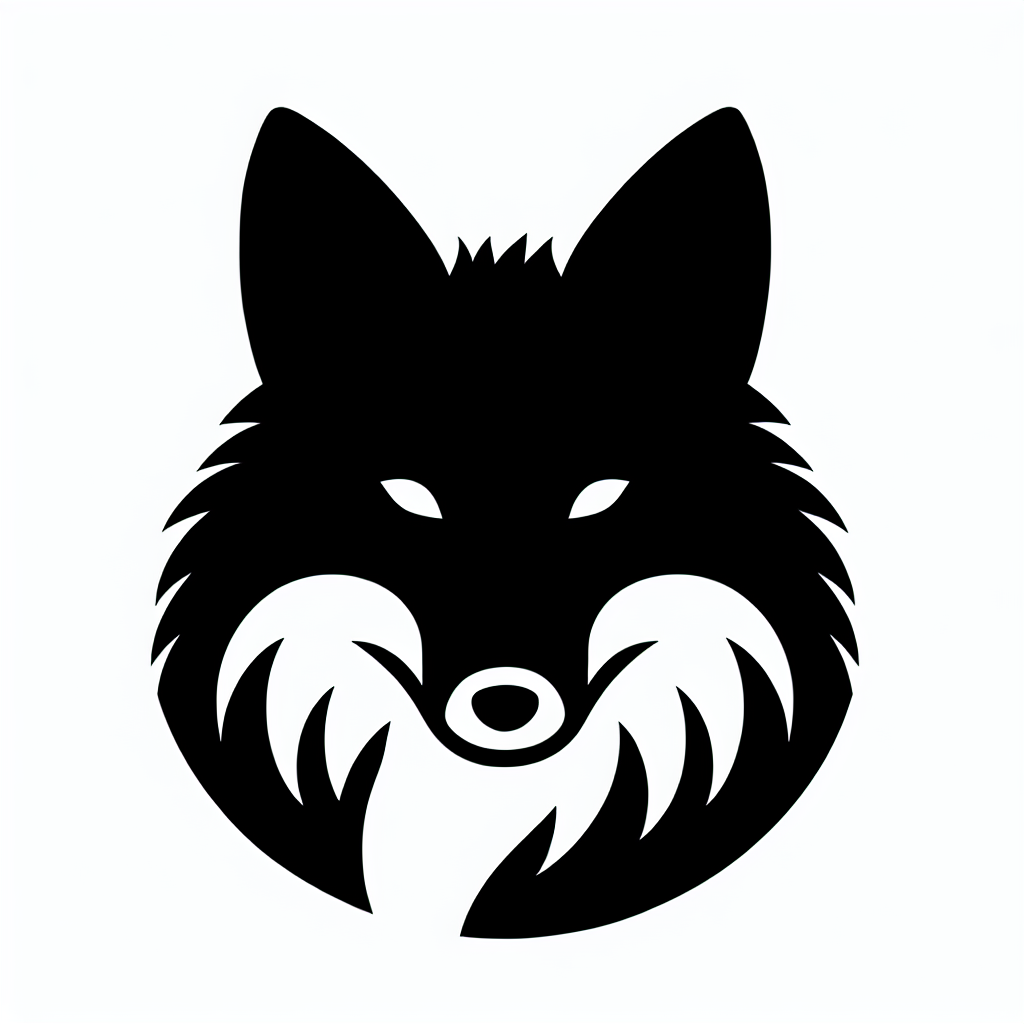 Wildlife Fox Vector Silhouette | Digital Download SVG