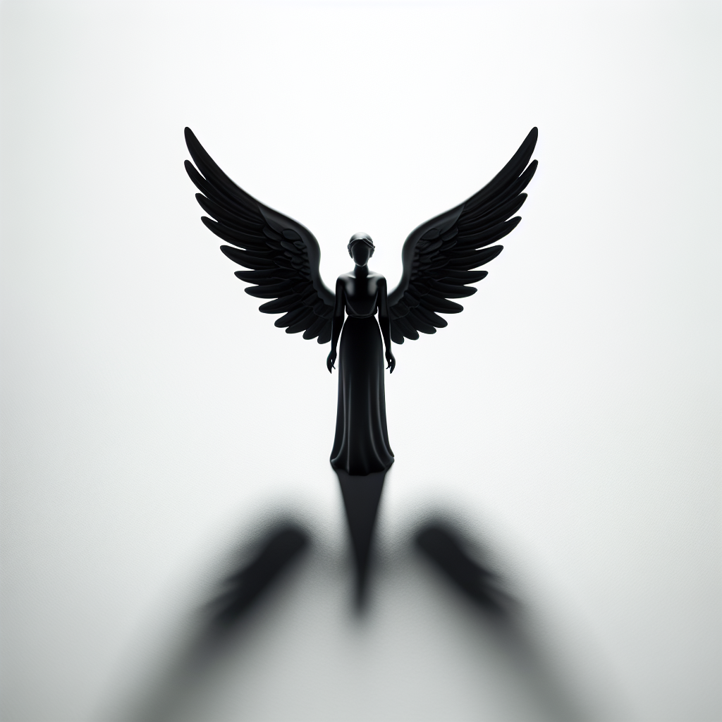 Angel Silhouette Imagery Vector Silhouette | Digital Download SVG