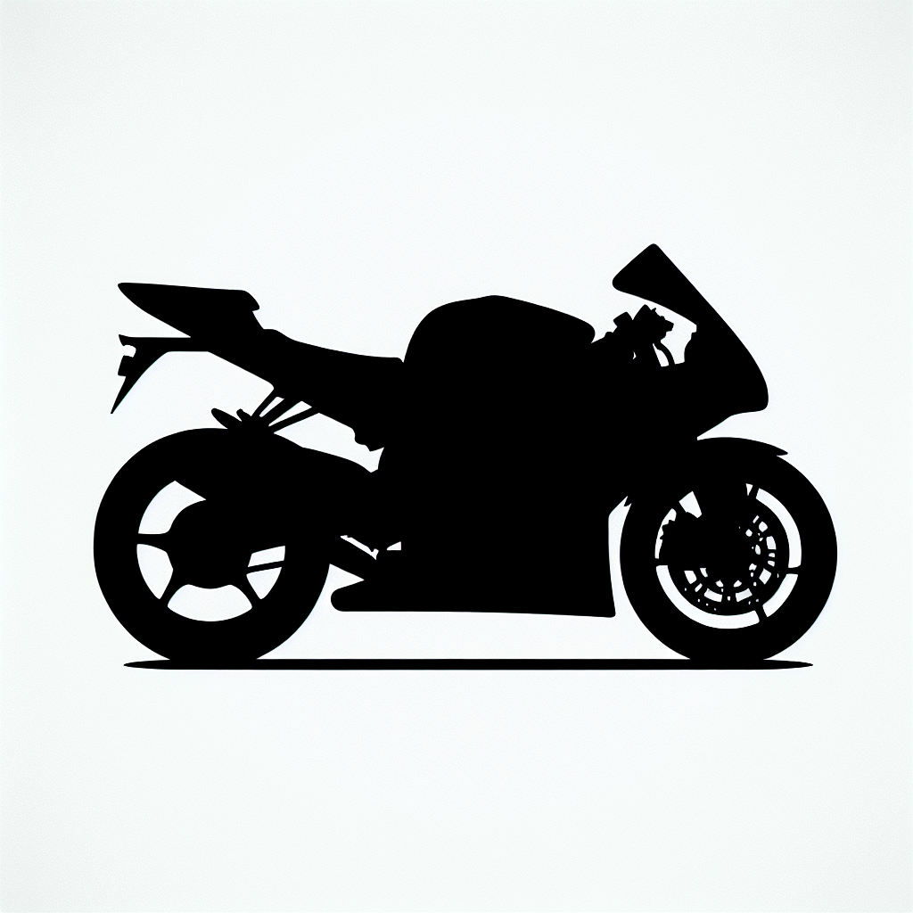 Moto Bike Silhouette Awarded 2025 Vector Silhouette Digital Download