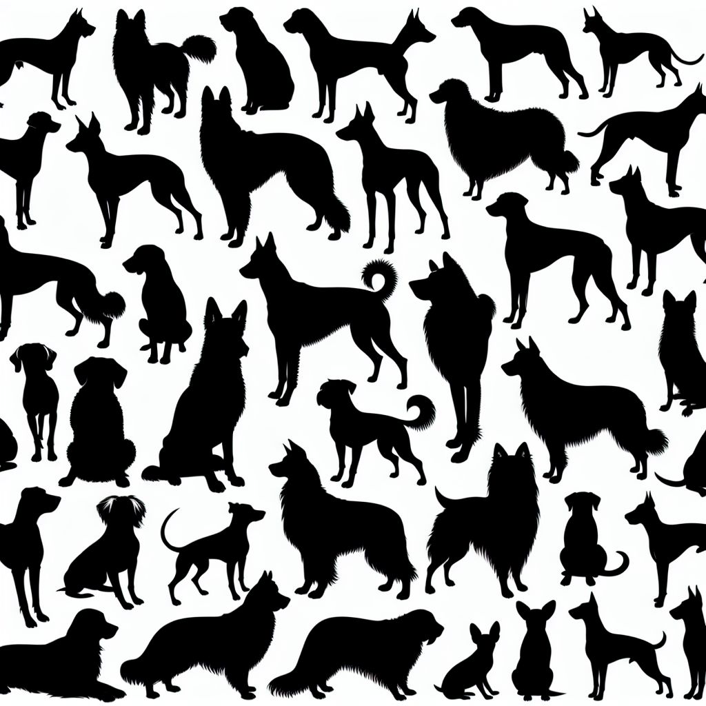 Dog Breed Silhouette Mega Packs Vector Silhouette Download | SVG Files