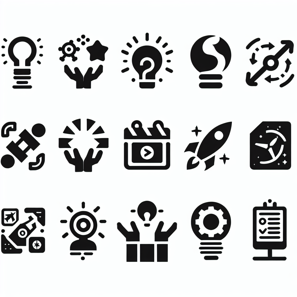 10 Stories Icons Bundle Vector Silhouette | Digital Download SVG
