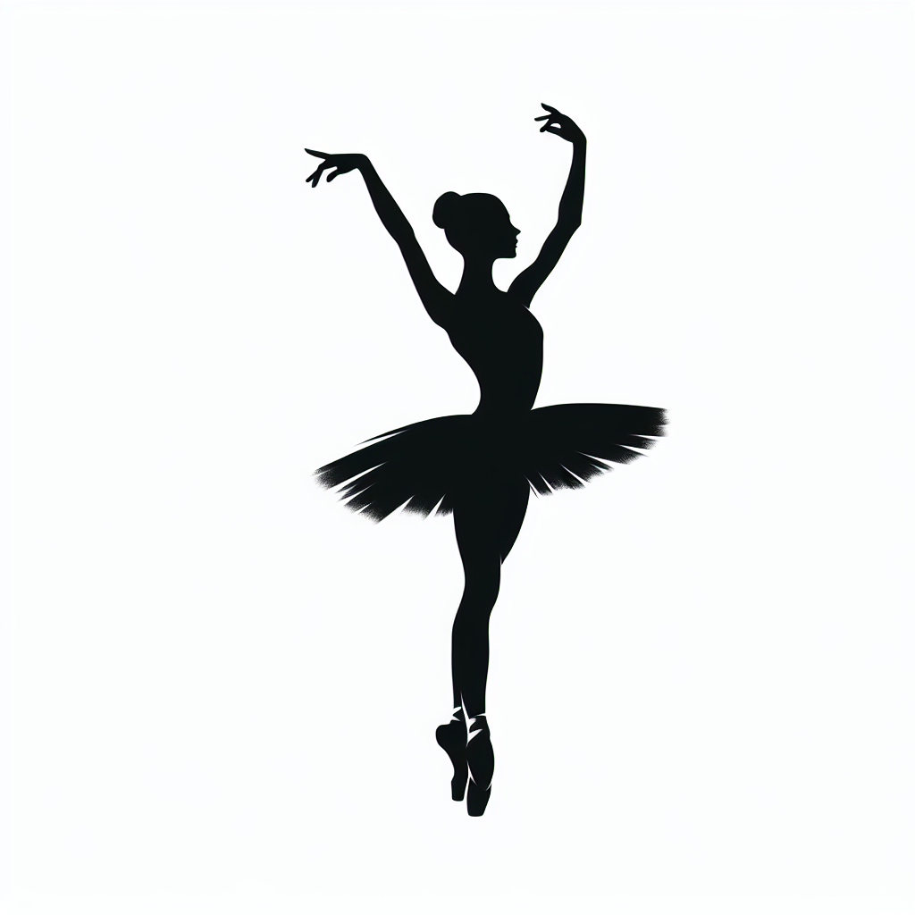 Ballerina / Dancer Vector Silhouette | High-quality Digital SVG