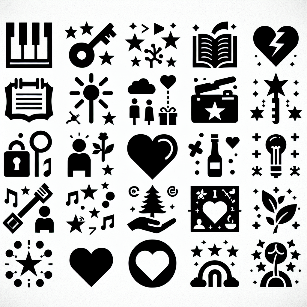 Stories Icons Bundle 10 Pack Vector Silhouette | Digital Download SVG