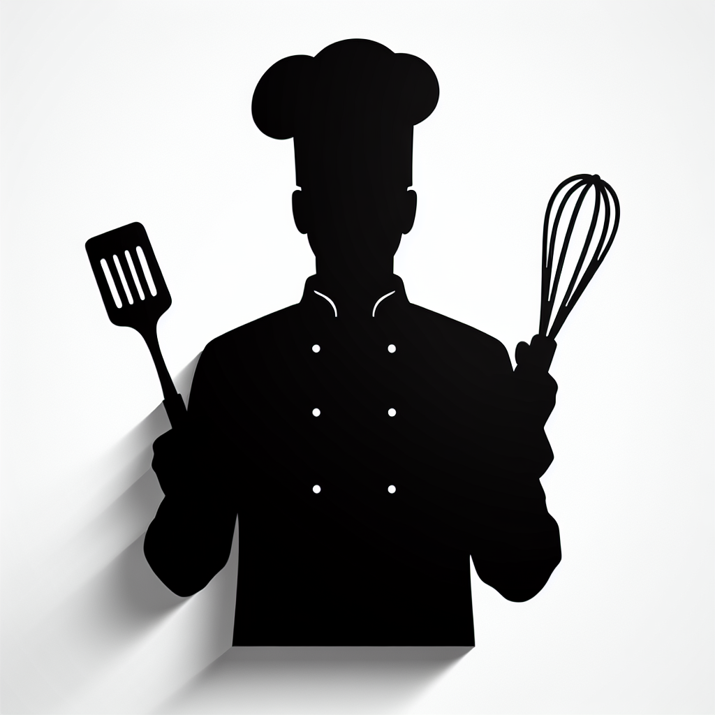 Tools Chef Vector Silhouette | Digital Download SVG