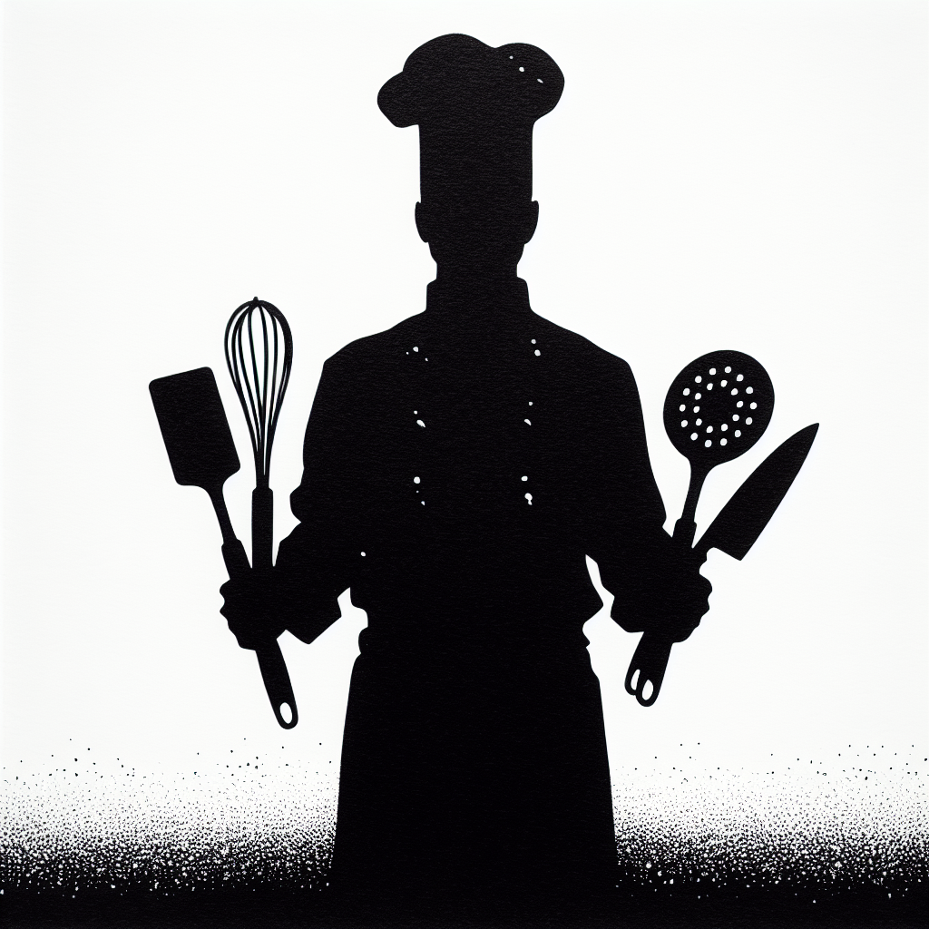 Tools Chef Vector Silhouette | Digital Download SVG