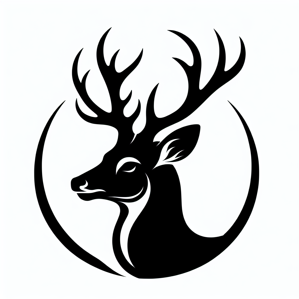 Buck Cute Vector Silhouette | Digital Download SVG