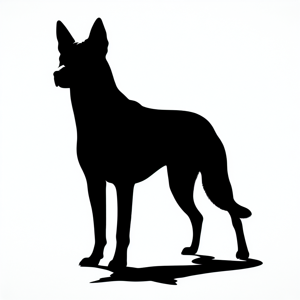 Dog Vector Silhouette | Digital Download SVG