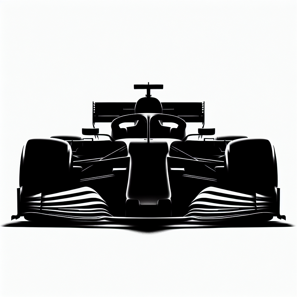 Formula 1 Vector Silhouette | Digital Download SVG