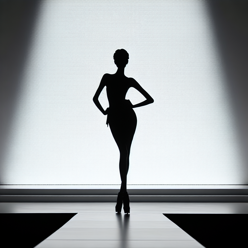Supermodel Vector Silhouette | Digital Download SVG