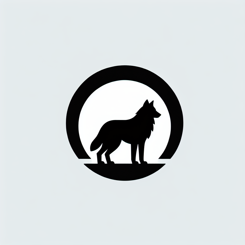 Wildlife Wolf Made From Flowers Vector Silhouette Download | SVG Files