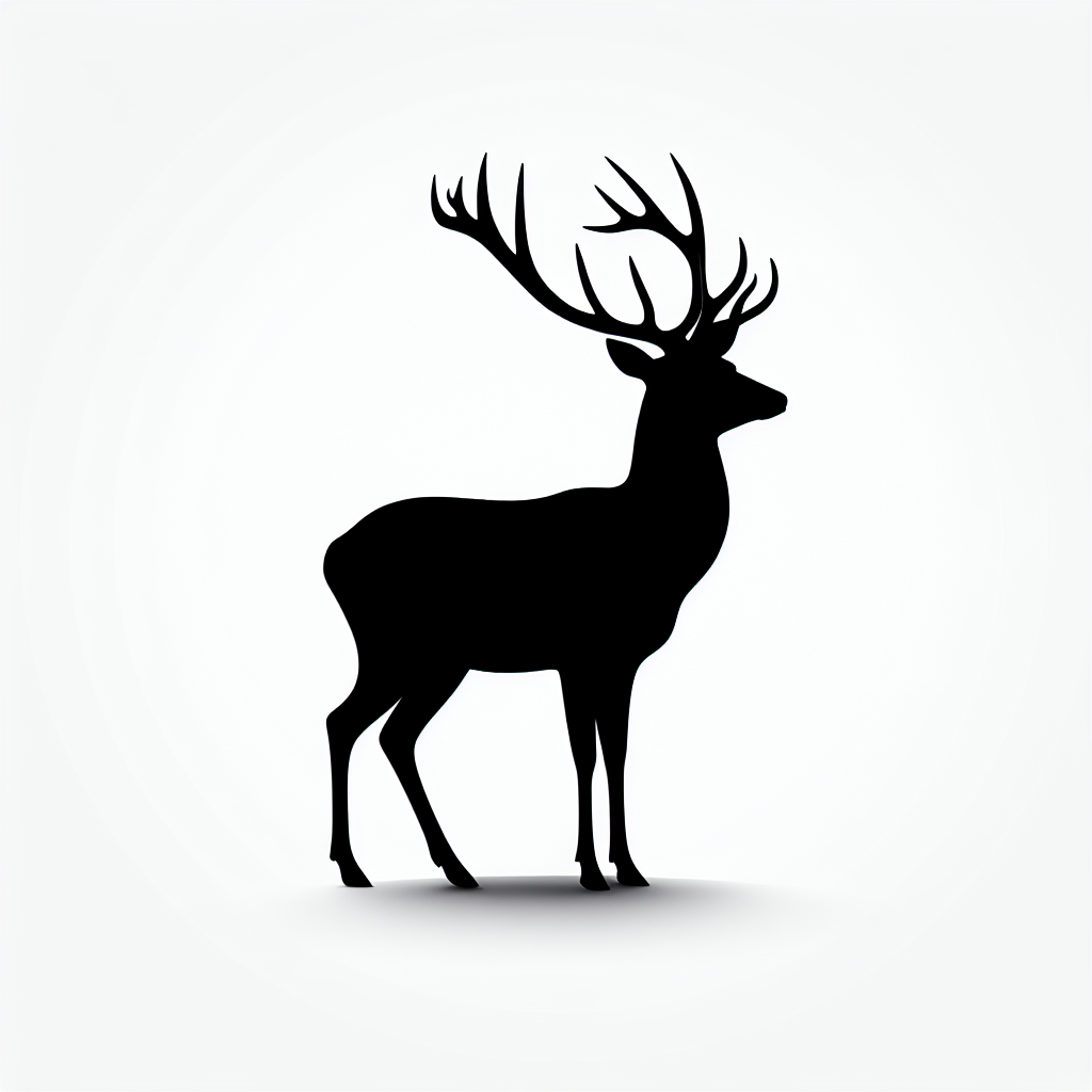 Wildlife Animals Made From Flowers Vector Silhouette Digital Download