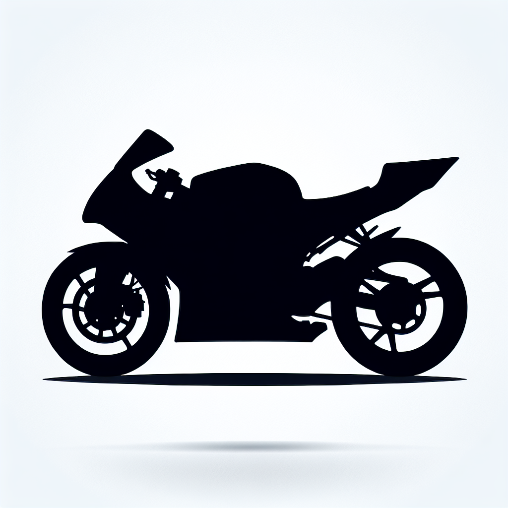 Moto Bike Silhouette Awarded 2025 Vector Silhouette Digital Download