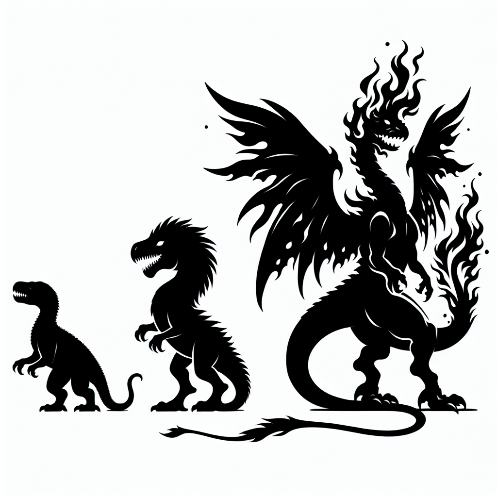 Charmander (pokémon) Evolution Silhouette Vector Silhouette Digital
