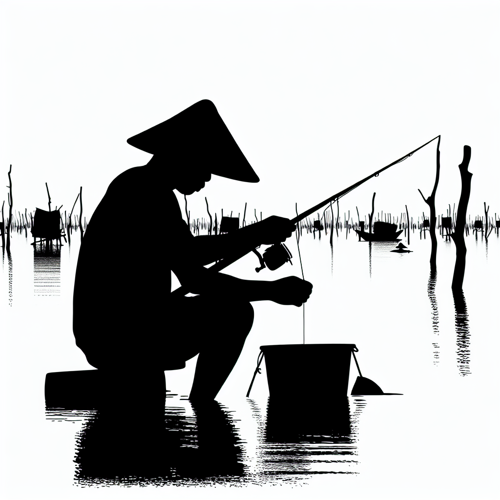 Fishing / Fisherman Silhouette Scenes 2025 Rewarded Vector Silhouette