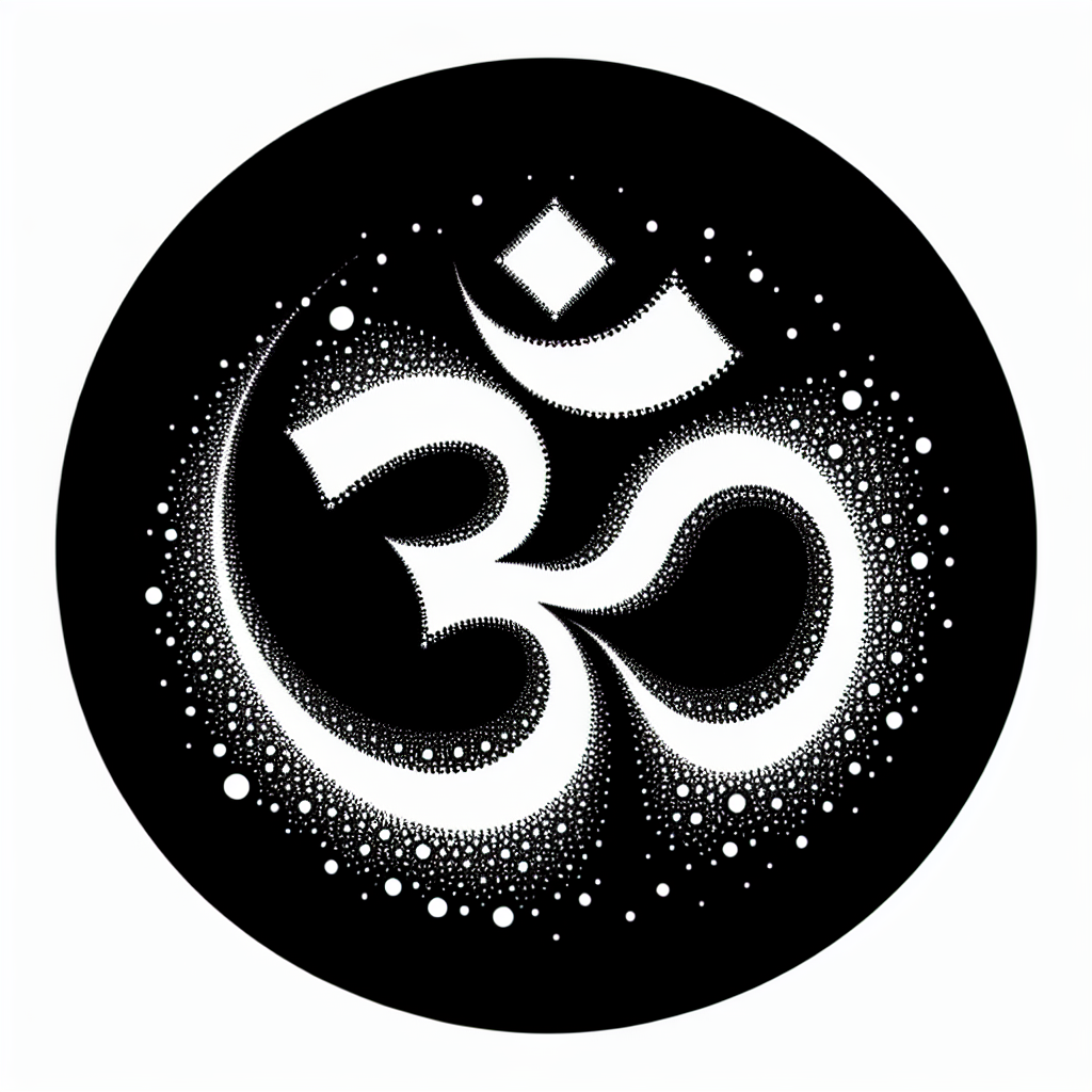 Om Symbol Vector Silhouette | Digital Download SVG