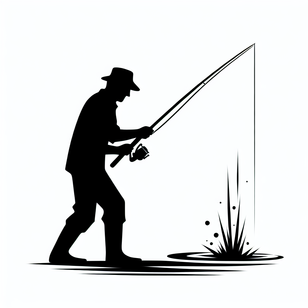 Fishing / Fisherman Silhouette Scenes 2025 Rewarded Vector Silhouette